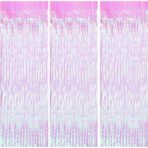 Perdea Franjurata, Embo, Model Decor Petrecere, pentru Fundal de Poze, Amenajare Colorata a Petrecerii, Dimensiune 100x200 cm, Roz - imagine 7