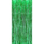 Perdea Franjurata, Embo, Model Decor Petrecere, pentru Fundal de Poze, Amenajare Colorata a Petrecerii, Dimensiune 100x200 cm, Verde