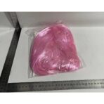 Peruca Cosplay, Embo, Tunsoare Bob cu Breton, pentru Carnaval, Halloween, Petreceri Tematice, din PET, Marime Universala, Roz Deschis - imagine 2