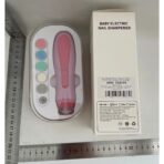 Pila Electrica, Embo, pentru Copii si Bebelusi, din ABS, 6 Accesorii, cu Lumina LED, 9.5 x 6 x 17 cm, Roz - imagine 6