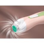 Pila Electrica, Embo, pentru Copii si Bebelusi, din ABS, 6 Accesorii, cu Lumina LED, 9.5 x 6 x 17 cm, Verde/Roz - imagine 5