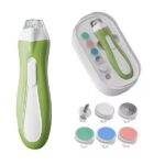 Pila Electrica, Embo, pentru Copii si Bebelusi, din ABS, 6 Accesorii, cu Lumina LED, 9.5 x 6 x 17 cm, Verde