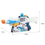 Pistol cu Apa, Embo, +6 Ani, Rezervor 700 ml, 4 Moduri de Stropire, din Plastic, 56 x 37 x 23 cm, Alb - imagine 3