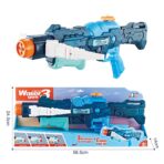 Pistol cu Apa, Embo, +6 Ani, Rezervor 700 ml, 4 Moduri de Stropire, din Plastic, 56 x 37 x 23 cm, Albastru