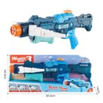 Pistol cu Apa, Embo, +6 Ani, Rezervor 700 ml, 4 Moduri de Stropire, din Plastic, 56 x 37 x 23 cm, Albastru