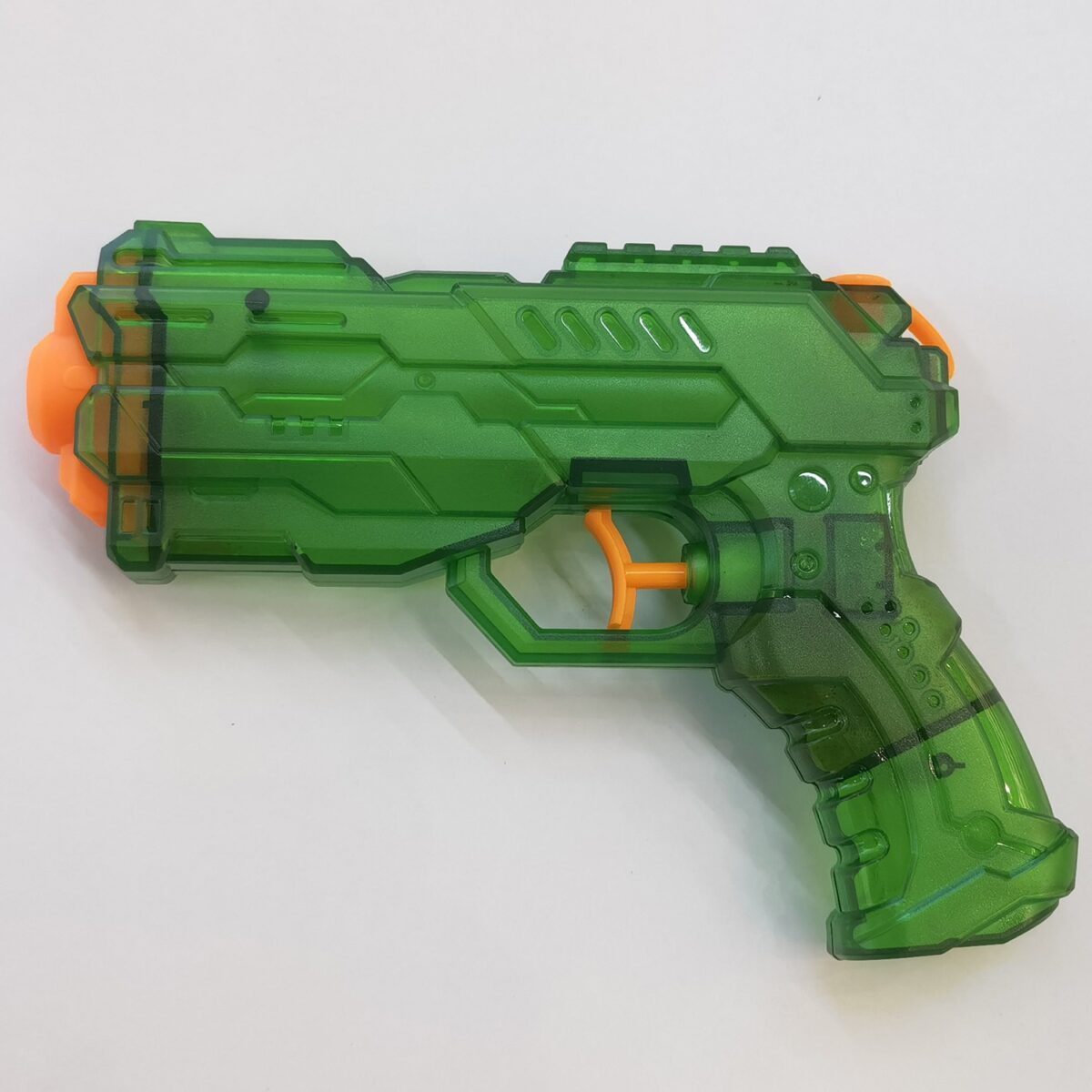 Pistol cu Apa, Embo, Pistol cu Apa pentru Copii, Manual, din Plastic, 23 x 16 x 4 cm, rezervor 250 ml, Verde - imagine 3