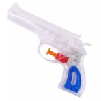 Pistol cu Apa, Embo, pentru Copii, din Plastic, 16 x 5 x 2 cm, Transparent/Albastru - imagine 6