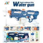 Jucarie de apa pentru copii, Rezervor 600ml, Embo, 14ani+, cu baterie 1200mAh, Electric Burst, Albastru/Alb, 1000ML - imagine 5
