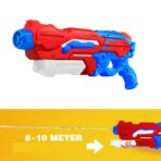 Pistol cu Apa, Embo, +6 Ani, Rezervor 1200 ml, din Plastic, 40 x 7 x 20 cm, Rosu/Albastru - imagine 3