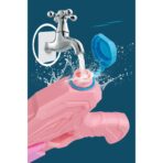 Pistol cu Apa pentru Copii, Rezervor, Pentru Piscina/Plaja, Embo, 6ani+,  3 duze, Roz, 770ML - imagine 2