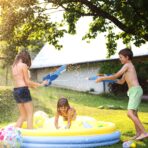 Pistol cu Apa pentru Copii, Rezervor, Pentru Piscina/Plaja, Embo, 6ani+, Albastru, 1500ML - imagine 6