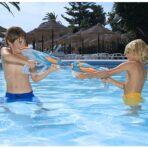 Pistol cu Apa pentru Copii, Rezervor, Pentru Piscina/Plaja, Embo, 6ani+, Albastru, 4 duze, 900ML - imagine 3