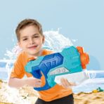 Pistol cu Apa pentru Copii, Rezervor, Pentru Piscina/Plaja, Embo, 6ani+,  Albastru, 500ML - imagine 3