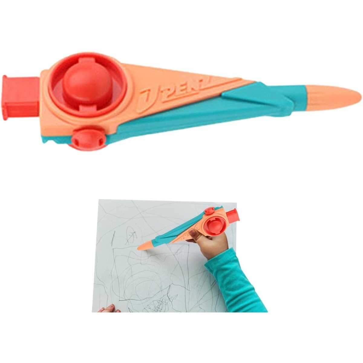 Pix Multifunctional, Embo, cu Sunete si Vibratii, 5x1.5x17cm, Multicolor - imagine 4