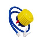 Pompa de picior, cu 3 adaptoare de valva, Air Step, Embo, Galben-Albastru