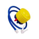 Pompa de picior, cu 3 adaptoare de valva, Air Step, Embo, Galben-Albastru
