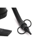 Pompa manuala pentru umflat obiecte gonflabile , colace , saltele , cu 3 adaptori pentru interconectare si furtun, negru, Embo - imagine 5