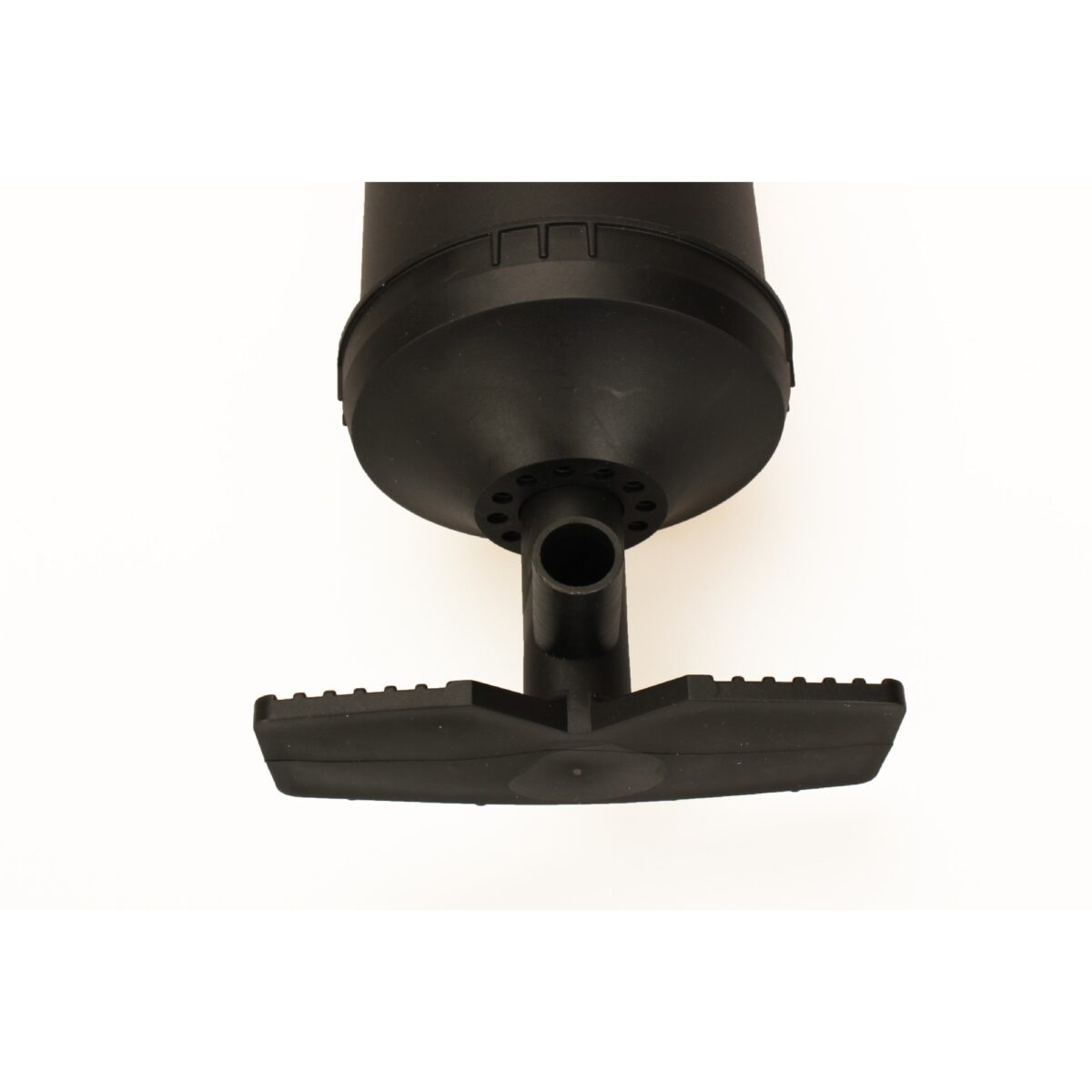 Pompa manuala pentru umflat obiecte gonflabile , colace , saltele , cu 3 adaptori pentru interconectare si furtun, negru, Embo - imagine 7