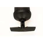 Pompa manuala pentru umflat obiecte gonflabile , colace , saltele , cu 3 adaptori pentru interconectare si furtun, negru, Embo - imagine 7