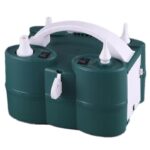 Pompa Electrica de Umflat Baloane, Embo, cu Doua Iesiri, 220V, Putere 600W, Accesorii petrecere, Verde