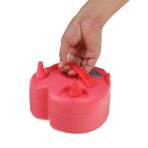 Pompa Electrica Pentru Umflat Baloane, 600 W, in Forma de Inima, Doua Capete de Umflat, din Plastic, Rosu - imagine 2