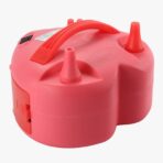 Pompa Electrica Pentru Umflat Baloane, 600 W, in Forma de Inima, Doua Capete de Umflat, din Plastic, Rosu - imagine 4