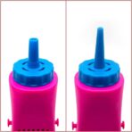 Pompa Electrica Pentru Umflat Baloane, din Plastic, Conectare la Retea, 10.5 x 10.5 x 21 cm, Portabila, Roz - imagine 4