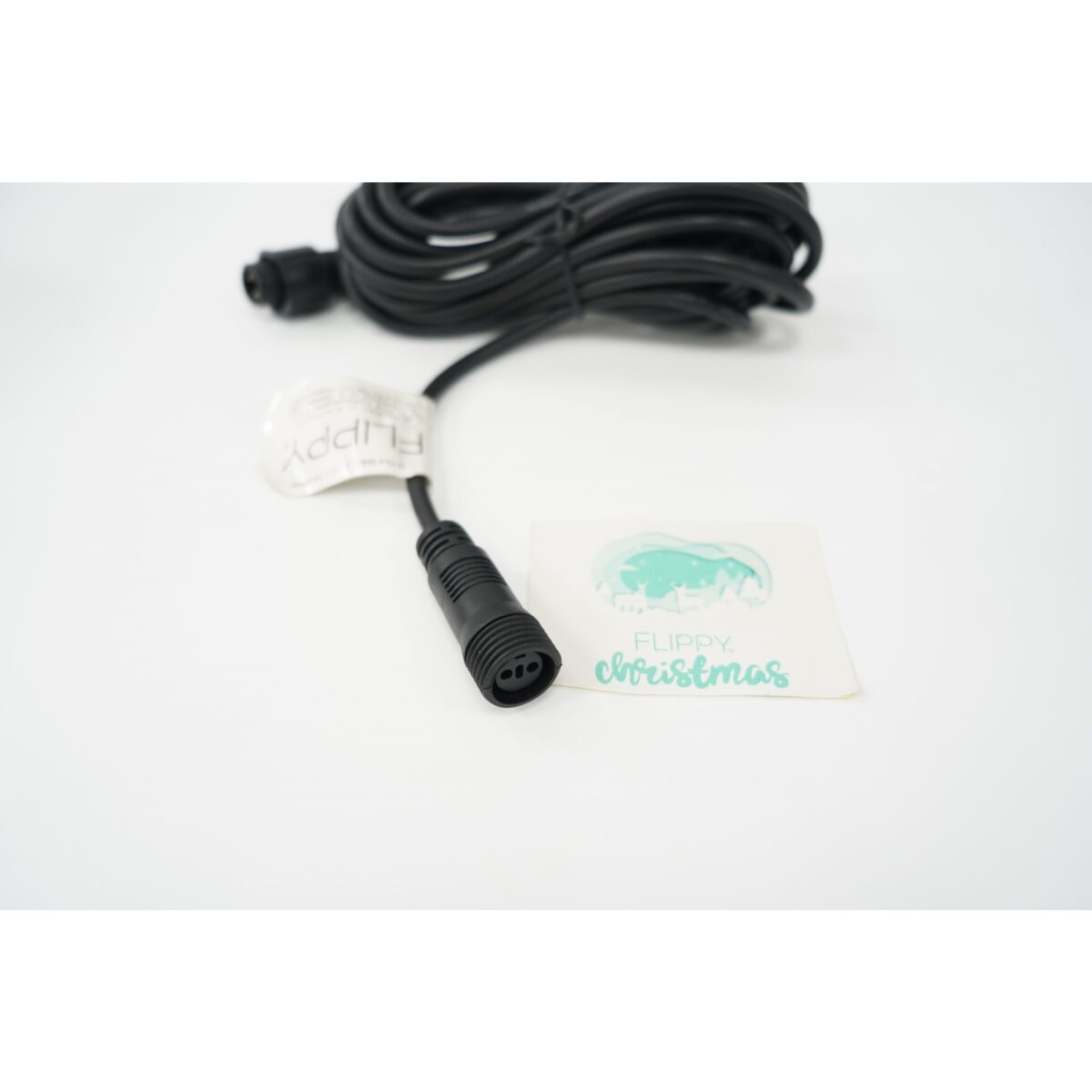 Prelungitor, Embo, cauciuc, 220 volti, 5 metri, fir negru - imagine 4