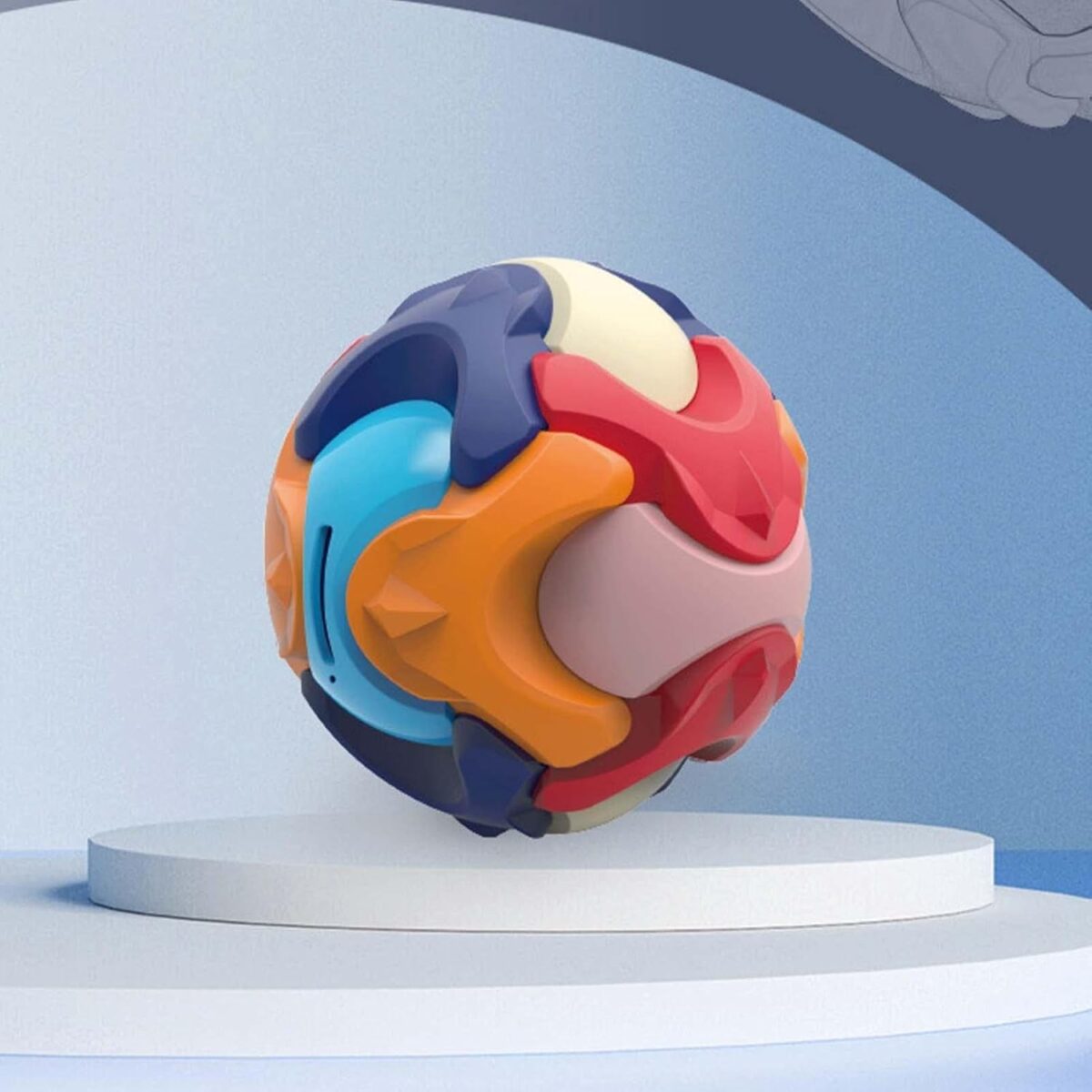 Pusculita Sub Forma de Minge, Embo, de Construit, se Asambleaza/Dezasambleaza, din Plastic, 16.5x16.5x16.5, Multicolor - imagine 4