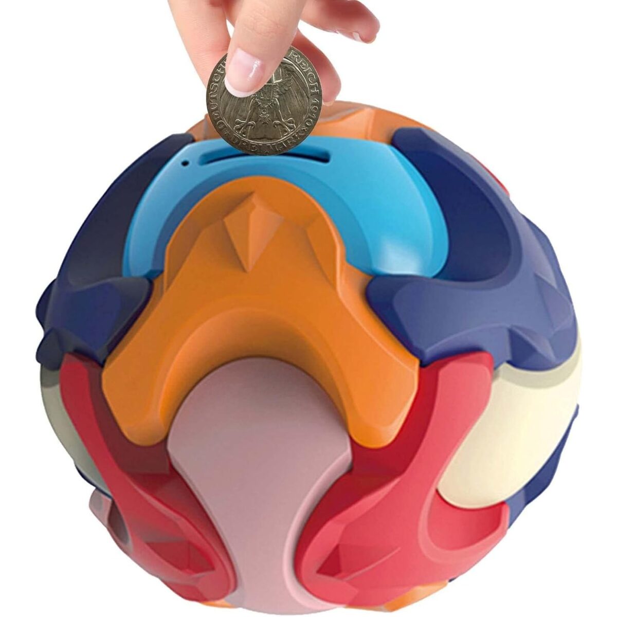 Pusculita Sub Forma de Minge, Embo, de Construit, se Asambleaza/Dezasambleaza, din Plastic, 16.5x16.5x16.5, Multicolor - imagine 6