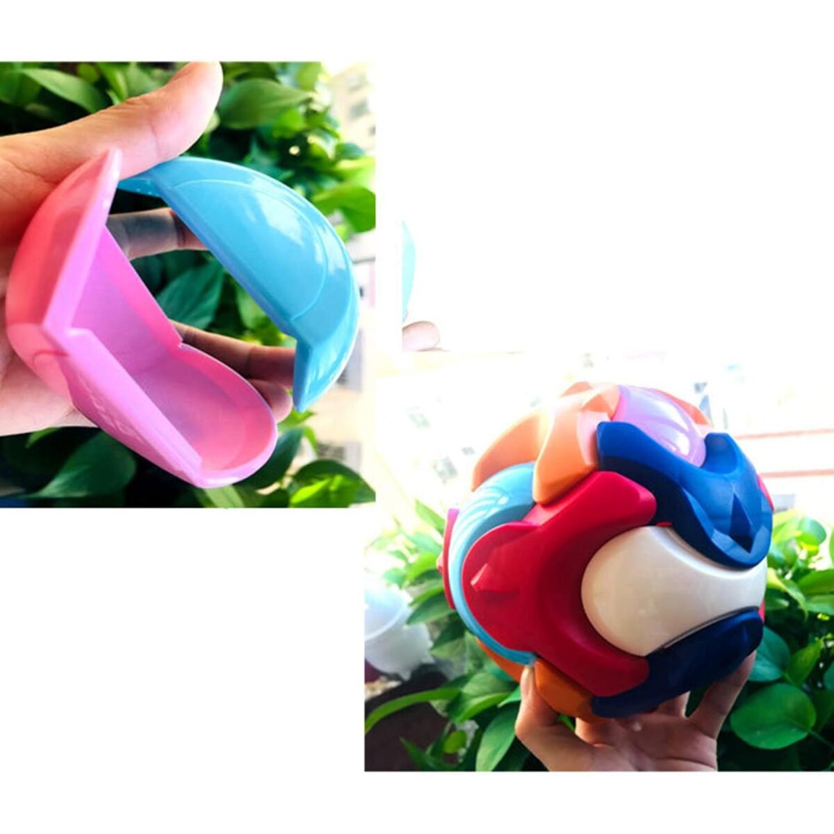 Pusculita Sub Forma de Minge, Embo, de Construit, se Asambleaza/Dezasambleaza, din Plastic, 16.5x16.5x16.5, Multicolor - imagine 8