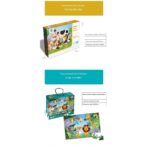 Puzzle pentru copii, jungla cu animale, 48 de piese - imagine 5