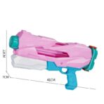 Pistol cu Apa pentru Copii, Rezervor, Pentru Piscina/Plaja, Embo, 6ani+,  5 duze, Quick Fill, Roz, 800ML - imagine 9