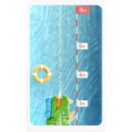 Pistol cu Apa pentru Copii, Rezervor, Pentru Piscina/Plaja, Embo, 6ani+, Triceratops, 3 duze, Verde, 1330ML - imagine 4