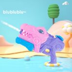 Set 2x Pistol cu Apa pentru Copii, Rezervor, Pentru Piscina/Plaja, Embo, 6ani+, Tiranozaur,  Roz + Verde,660 ML - imagine 10