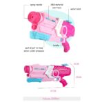 Pistol cu Apa pentru Copii, Rezervor, Pentru Piscina/Plaja, Embo, 6ani+, Roz, 2000ML - imagine 3