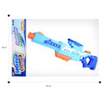 Pistol cu Apa pentru Copii, Rezervor, Pentru Piscina/Plaja, Embo, 6ani+,  Albastru, 1200ML - imagine 2