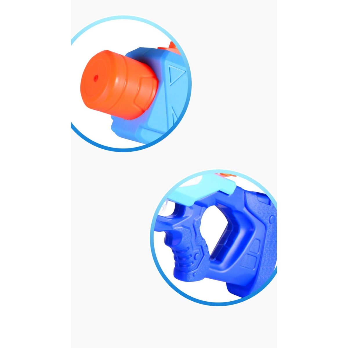 Pistol cu Apa pentru Copii, Rezervor, Pentru Piscina/Plaja, Embo, 6ani+,  Albastru, 1200ML - imagine 8