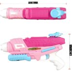 Set 2x Pistol cu Apa pentru Copii, Rezervor, Pentru Piscina/Plaja, Embo, 6ani+, Roz + Albastru, 600 ML - imagine 2