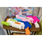 Set 2x Pistol cu Apa pentru Copii, Rezervor, Pentru Piscina/Plaja, Embo, 6ani+, Roz + Albastru, 1000 ML - imagine 5