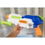 Set 2x Pistol cu Apa pentru Copii, Rezervor, Pentru Piscina/Plaja, Embo, 6ani+, Roz + Albastru, 1000 ML - imagine 6