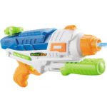Pistol cu Apa pentru Copii, Rezervor, Pentru Piscina/Plaja, Embo, 6ani+, Albastru/Multicolor, 1000ML, model 2