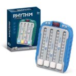 Jucarie Interactiva, Embo, Joc Rhythm, +3 Ani, din ABS, 6 Niveluri, 15 x 3 x 11 cm, Functie Muzicala, Albastru - imagine 3