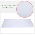 Rucsac Multifunctional pentru Mamici, Embo, cu Patut Pliabil si Baza de Schimbat, Rezistent la Apa, Capacitate Mare, Usor, Compartimente Multiple, Buzunar Termic pentru Lapte, 42 x 32 x 22 cm, Roz Pudra - imagine 7