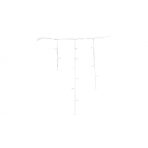 Sectiune de Craciun Embo® Tip Turturi, 8 jocuri de lumini Sectiu 5 m, 143 LED-uri, Interconectabila, Fir Alb, Alb Cald - imagine 3