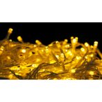 Sectiune de Craciun Embo® Tip Turturi, 8 jocuri de lumini Sectiu 5 m, 143 LED-uri, Interconectabila, Fir Alb, Alb Cald - imagine 5