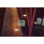 Sectiune Instalatie de Craciun Embo® Tip Turturi, 8 jocuri de lumini 3 m, 96 LED-uri, Interconectabila, Fir Transparent, Alb Cald, Atentie! nu contine alimentator - imagine 2