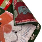 Servet de Masa, Embo, Model Mos Craciun, Tematica Craciun, Prosop pentru Masa, 47x33 cm, Bumbac si Fibre Sintetice, Multicolor - imagine 8