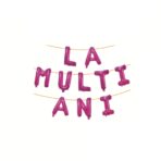 Set 10 Baloane din Folie Metalizata, Embo, Figurine Litere, Model La multi ani, Tema Aniversare, 40 cm, Ambalaj Individual, Pai Inclus,  Umflare cu Aer sau Heliu, Roz - imagine 2