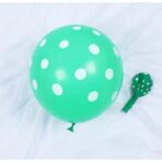 Set 10 Baloane din Latex, Embo, Model Party Buline, 2x Albastru, 2x Verde, 2x Mov, 2x Roz, 2x Rosu, 23 cm, 1.4g - imagine 5